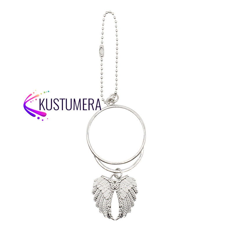 Sublimation Blank SILVER Angel Wings Ornament Double-Sided