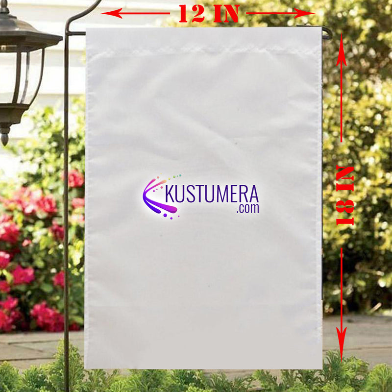 Sublimation Blank Garden Flag 12x18"