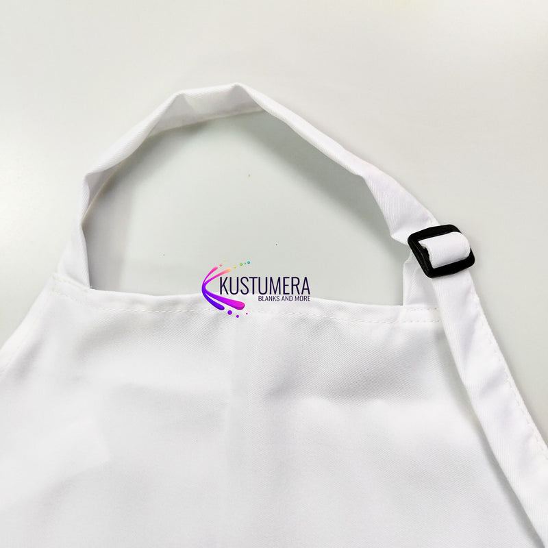 Sublimation Blank Apron White (Kids Size)