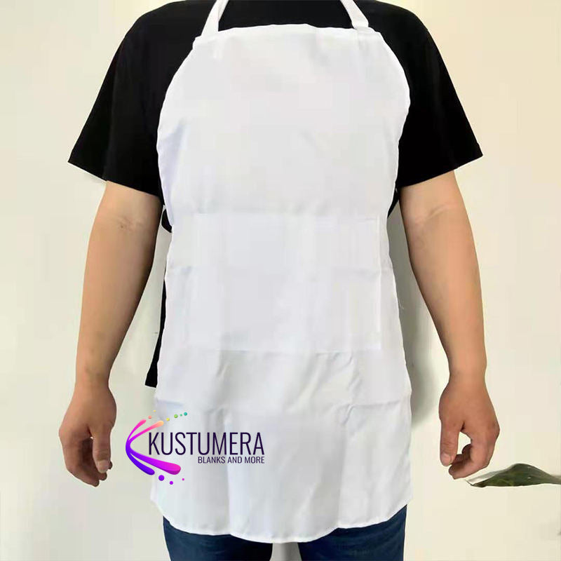 Sublimation Blank Apron White (Adult Size)