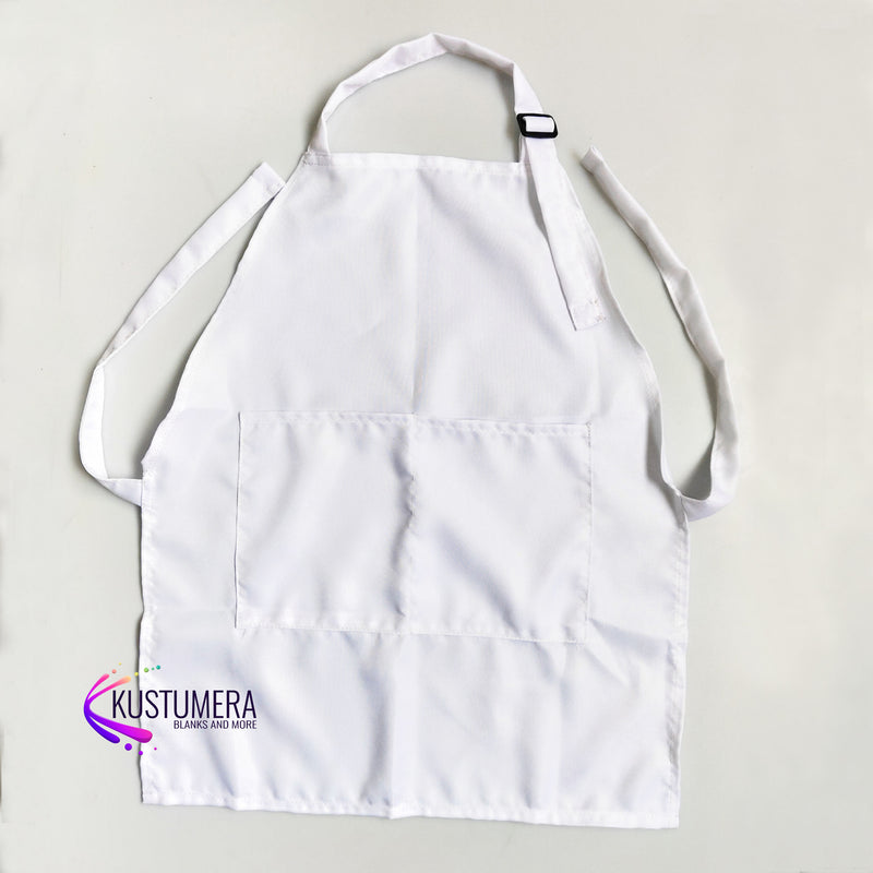 Sublimation Blank Apron White (Kids Size)