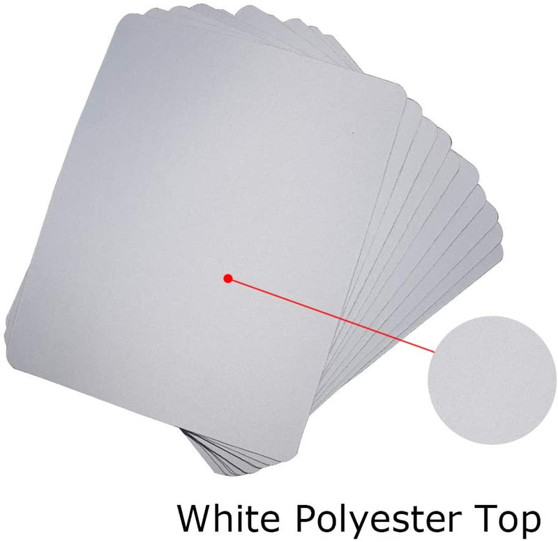 10pcs Mouse Pad Sublimation Blanks Mousepad for Sublimation Heat Transfer 24x20x0.3CM