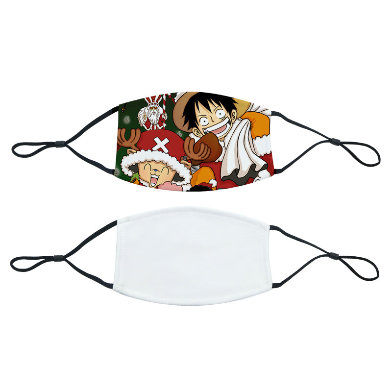 Sublimation Blank Mask with Filter Pocket and Nose Wire